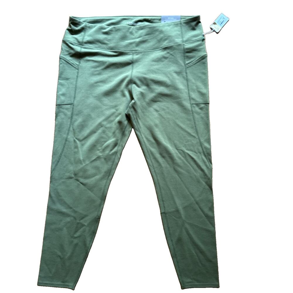 SOFT SURROUNDINGS SUPERSLIM LEGGINGS LODEN GREEN 2x NWT